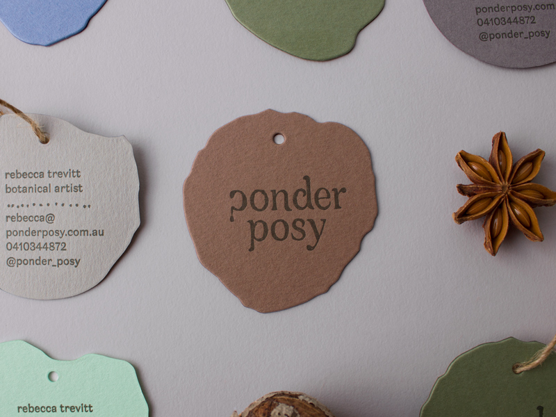 Ponder Posy Business Cards / Tags